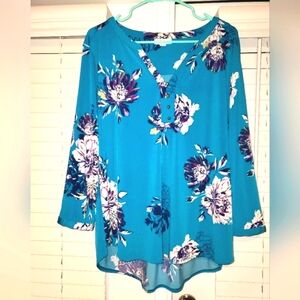 Croft & Barrow Floral Top